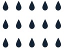 Капли воды - шаблон картины капель воды для стены