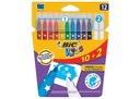 Маркеры Маркеры Bic Kids Couleur Erase 10 + 2 цвета