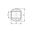 BALL FOR HAKOW CAT 3 64X37X45MM photo 2 - milautoparts-fr.ukrlive.com