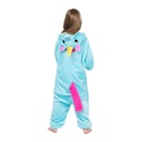 JEDNOROŽEC Pyžamo pre deti Kigurumi Onesie Detský kostým 140-150 cm Prevažujúcy materiál polyester