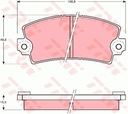 TRW PADS REAR RENAULT R4 R5 R12 R14, PEUGEOT 104 photo 2 - milautoparts-fr.ukrlive.com