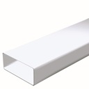 Kanał wentylacyjny płaski 220x90mm długość 100cm 1mb VENTS 910 PVC