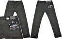 Spodnie męskie jeans Big More 621 oliwka L32 pas 110 cm 42/32
