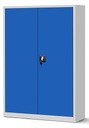 Широкий офисный шкаф для файлов GDPR JAN NOWAK JAN II серый и синий