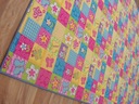 Detský koberec 126x133 BUTTERFLY Motýle Farba odtiene ružovej viacfarebná