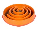 FUN FEEDER Miska plastikowa spowalniająca jedzenie LARGE pomarańczowa [5100 Kolor odcienie pomarańczowego