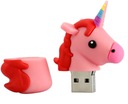 PENDRIVE 16 GB 3.0 USB JEDNOROŻEC PONY RÓŻOWY 24H