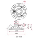 DAP AUDIO CST-6520 - STROPNÝ REPRODUKTOR Typ stropný reproduktor