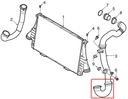 SAAB 9-3 1,9 TTID CABLE TUBE JUNCTION PIPE TURBO RADIATOR 12770418 12777281 photo 6 - milautoparts-fr.ukrlive.com