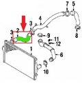 TUBE JUNCTION PIPE RADIATOR VOLVO V70 2.0 2.3 2.4 2.5L photo 7 - milautoparts-fr.ukrlive.com