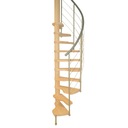 Kučeravé schody BARDA model AGA 120x70-80 12 el. Počet schodov 12