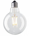 LED dekoratívna žiarovka E27 4000K filament 4W G80 Výkon 4 W