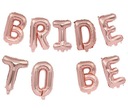 BRIDE TO BE Шары с буквами для девичника, 5 дизайнов