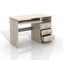 DSI-meble drevený Písací stôl 3S pravý biely borovicový Značka Dsi-Meble