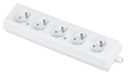Přenosná zásuvka 5g s uzemněním bílá 16A 250V PLASTROL Kód výrobce GN-570