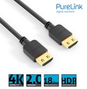 Фирменный кабель HDMI 4K 2.0b 18Gbps 2.0м гибкий