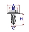 CLAMP SCREW ASSEMBLY PROTECTION MERCEDES W124 W201 photo 3 - milautoparts-fr.ukrlive.com