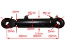 AMORTISSEUR HYDRAULIQUE CJ2F 100X56X200 U40 L=605 photo 2 - milautoparts-fr.ukrlive.com