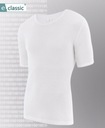 Pánske tričko prúžok, bavlna SALTEX XL max biela Veľkosť XL/XXL