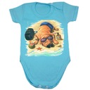 Body krótki RĘKAW Nadruk 100% bawełna POLSKIE 116