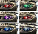 RGB LED krúžky BMW E46 compact E60 E61 E90 Denné Strana krytu vľavo + vpravo