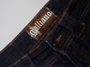 John Galliano spodnie jeans 27 rurki jeansowe