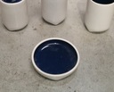 Mydelnička z keramiky DO KÚPELNE keramika 1039 Farba biela odtiene modrej
