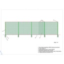 LOPTOCHYT Loptičky sieťovina stĺpy KOMPLET 15x4m EAN (GTIN) 5903899671076