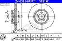 ATE POWER DISC DISQUES P VOLVO C70 V40 II 12- 320MM photo 2 - milautoparts-fr.ukrlive.com