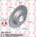 ZIMMERMANN SPORT DISQUES ARRIÈRE BMW 3 E36 E46 280MM photo 2 - milautoparts-fr.ukrlive.com