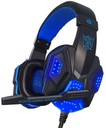 Słuchawki dla graczy gamingowe podświetlane LED mikrofon + adapter combo EAN (GTIN) 5903858130774
