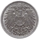 Nemecko - Cisárstvo - minca - 5 Pfennig 1921 F - ŽELEZO - MINCOVNE Z ROLKY Obdobie 1918 - 1933