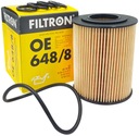 Filtron OE 648/8 Olejový filter Druh olejového filtra vkladací