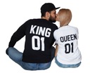 Bluza BLUZY DLA PAR zakochanych KING QUEEN komplet