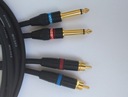 PROCAB 2 x Jack 6,3моно/2 x RCA (тюльпан) 8 м