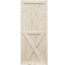 DRZWI DREWNIANE SUROWE SOSNOWE RADEX LOFT X 60