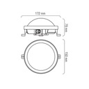 Hermetické svietidlo 12W=60W LED SMD 806lm CCD NW Druh vlákna vstavaný LED zdroj