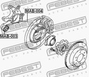 BUSHING SWINGARM / AXLE REAR MITSUBISHI PAJERO III 2000-2006 photo 8 - milautoparts-fr.ukrlive.com