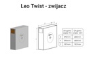 LEO TWIST - KAZETA S NAVINUTOU HADICOU NA BUBNE 9m Kód výrobcu 4710