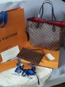 Louis Vuitton Neverfull jasna krata torebka - 7535274600 - oficjalne  archiwum Allegro