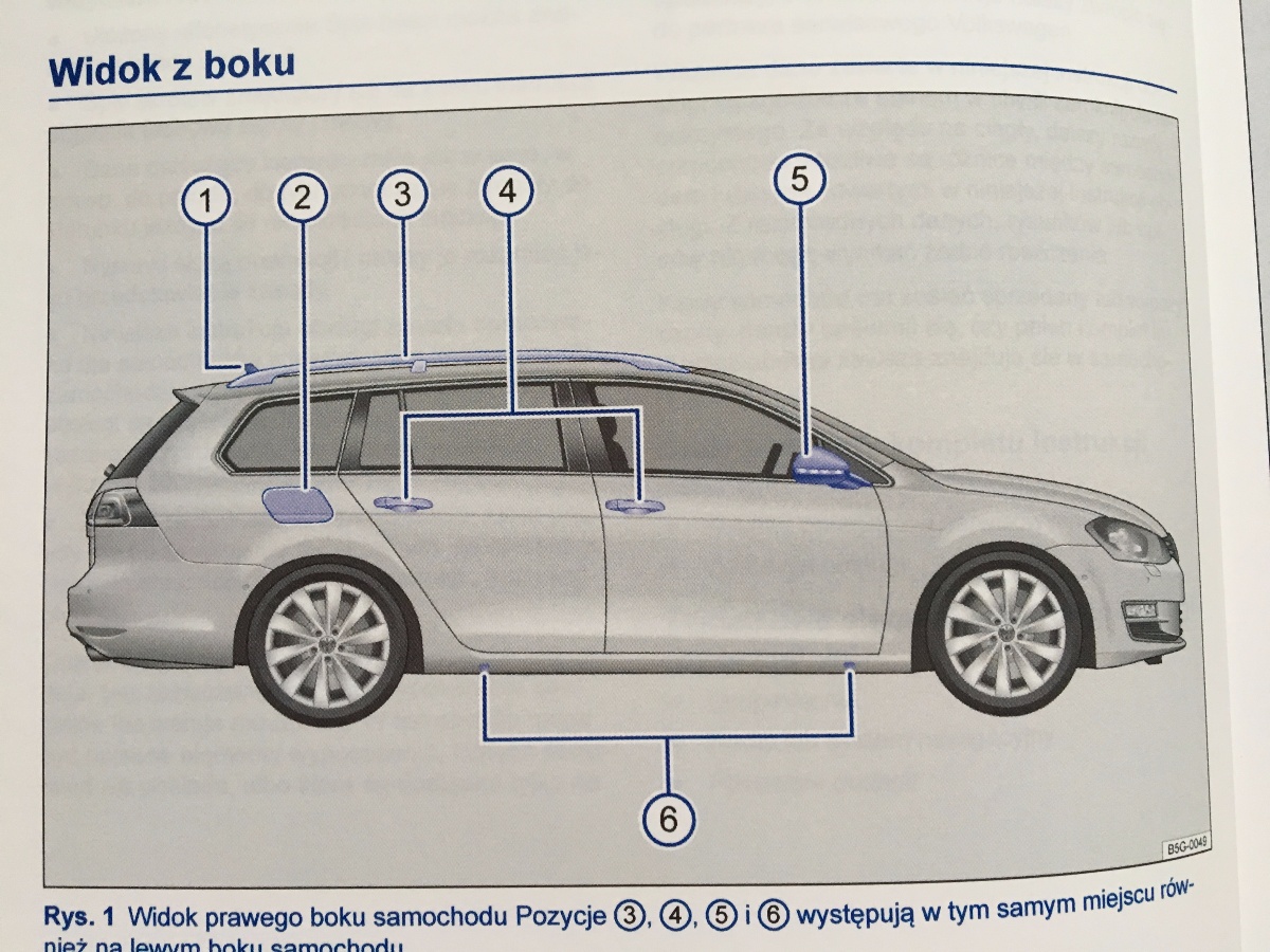 VW Golf Variant VII polska instrukcja obsługi 7252904979