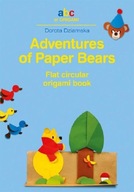 Adventures of Paper Bears. Flat circular origami