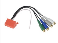 KONEKTORY ISO LINE OUT 10 PIN RCA AUDI SKODA VW SEAT