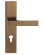 Kľučka na dvere bezpečnostná TOTAL PATINA pravá 72mm