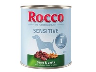 Vlhké krmivo Rocco SENSITIVE divina s cestovinami 800g