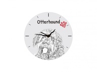 Otterhound Stojace hodiny s grafikou, MDF