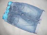 NEXT 80 cm 9/12 mies jeansy z paskiem