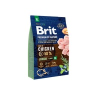 Brit Premium By Nature Junior Large Chicken Sucha Karma dla Psa Kurczak 3kg