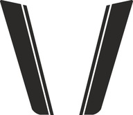 Mini R60 Countryman Motorháztető Csíkok Matrica - MINŐSÉGI