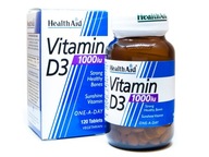 Vitamín D3 1000iu KOSTI ZUBY SLNKO 120kaps